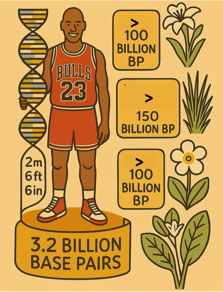 Genomic Giants: the Largest Genomes on Earth